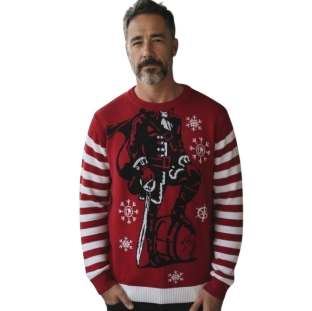 Captain Morgan Christmas Sweater Size Large